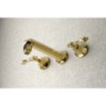 thumbnail image 3 of Kingston Brass KS4022AL Metropolitan 2-Handle Wall Mount Tub Faucet, Polished Brass, 3 of 5