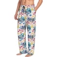 thumbnail image 6 of Naloa Colorful Chameleons Pajama Pants Men, PJ Bottoms, Sleep & Lounge Pants-Small, 6 of 6