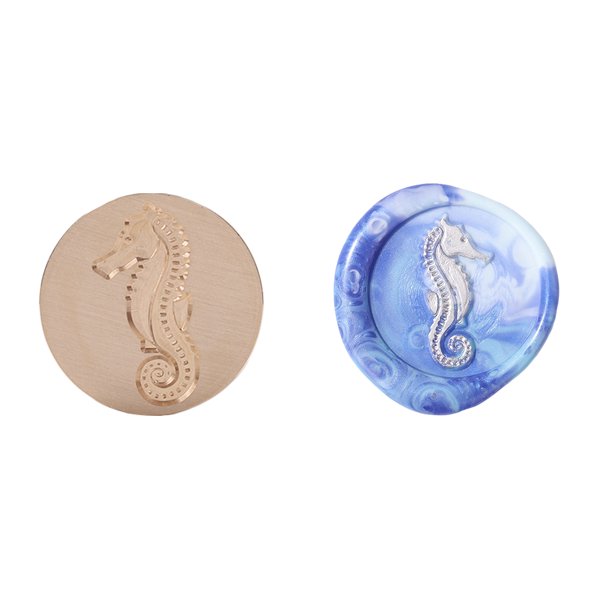 Cuadros Decorativos Cera de sellado de laca de fuego de 25 mm con mango Sello de cera animal de cobre (DW27) Sywqhk Nuevos Originales