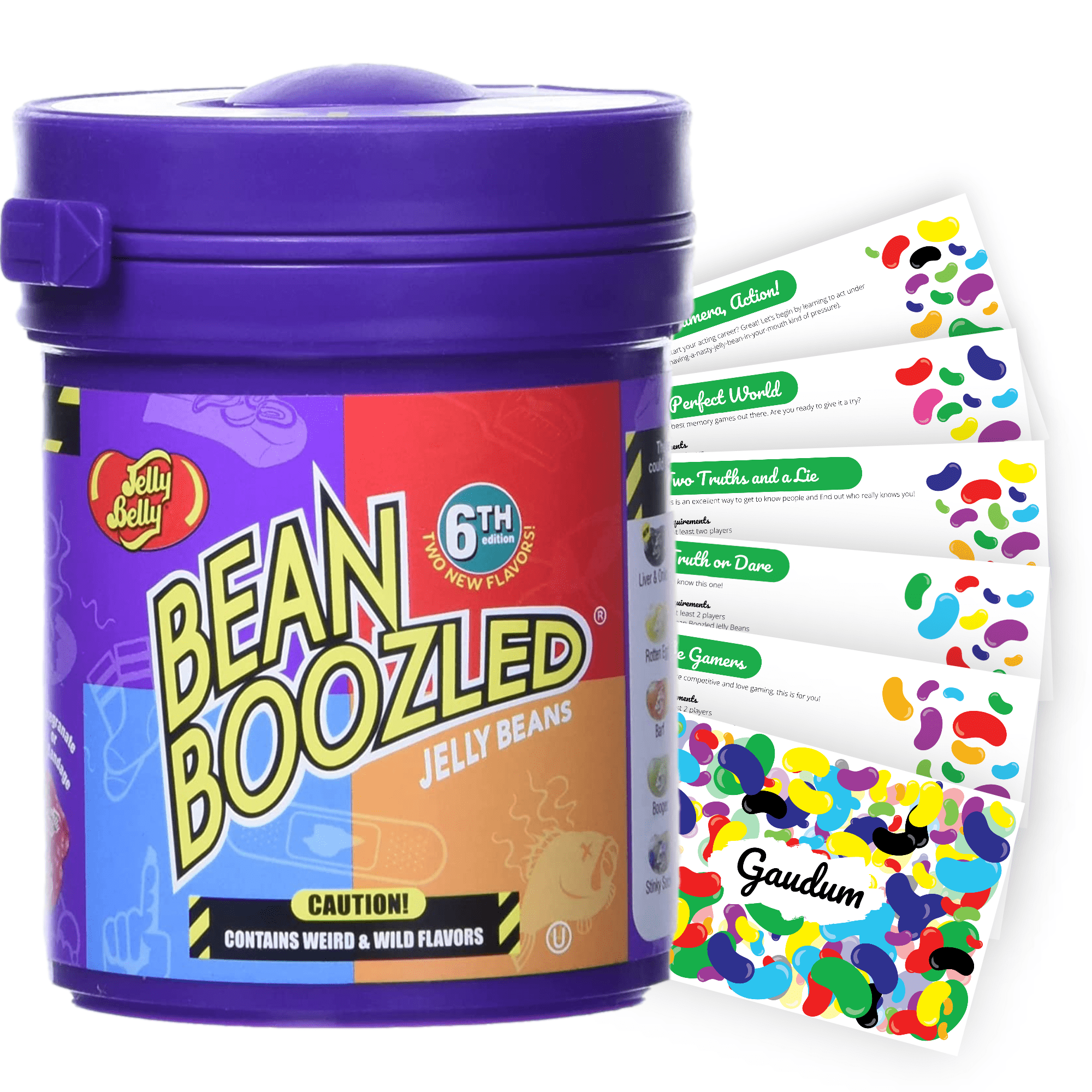 Bean Boozled Jelly Beans Game NEW EDITION + 5 Gaudum Jelly Bean Game