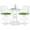 White / Green, variant on W WARMHOL 3 Pieces Patio Swivel Bar Set, Patio High Top Bar Table and Chairs Set, All-Weather Cast Aluminum High Swivel Bar Stools Chair Set of 2 and 31" Table, Patio Bistro Set for Garden, Balcony