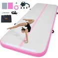 thumbnail image 1 of VEVOR Gymnastics Air Mat, 4 inch Thickness Inflatable Gymnastics Tumbling Mat, Tumble Track with Electric Pump, 1 of 9