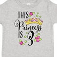 thumbnail image 4 of Inktastic This Princess is Three Third Birthday Girls Toddler T-Shirt, 4 of 5