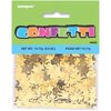 Unique Industries Gold Solid Print Birthday Confetti