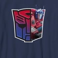 thumbnail image 2 of Boy's Transformers: EarthSpark Optimus Prime Autobots Logo  Graphic Tee Navy Blue Small, 2 of 4
