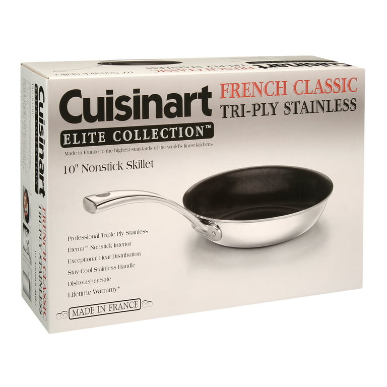 Cuisinart French Classic Tri-Ply Stainless Steel 10 Non-Stick Fry Pan