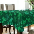 thumbnail image 3 of Coolnut St Patrick Clovers Shamrocks Tablecloth Rectangle Colorful Table Cloth Large Square Table Cover for Dining Kitchen Party 60"x108" Decor Gift, 3 of 7
