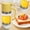 Yellow, variant on 350ml Honey Dispenser High Borosilicate Glass Bottle with Press Top, Glass Syrup Bottle with Drip Free Spout, Kitchen Condiment Dispenser for Oil Maple Syrup, Sauce Bottle with Lid