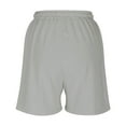 thumbnail image 6 of HongQid Women's Sweat Shorts with Pockets Drawstring Summer Sports Casual Lounge Shorts, 6 of 9