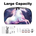 thumbnail image 3 of Unicorn Digital Storage Bag Pouch, Waterproof Oxford Cloth Electronic Travel Case Organizer, Hard Drive Bag, and USB Organizer - 5.9x9.44x3.14 in., 3 of 6