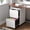 White, variant on Garvee Metal File Cabinet, 26.18" Storage Cabinet with Drawers, Lock & 360° Swivel Casters for Storing Letters and Legal Documents, Black