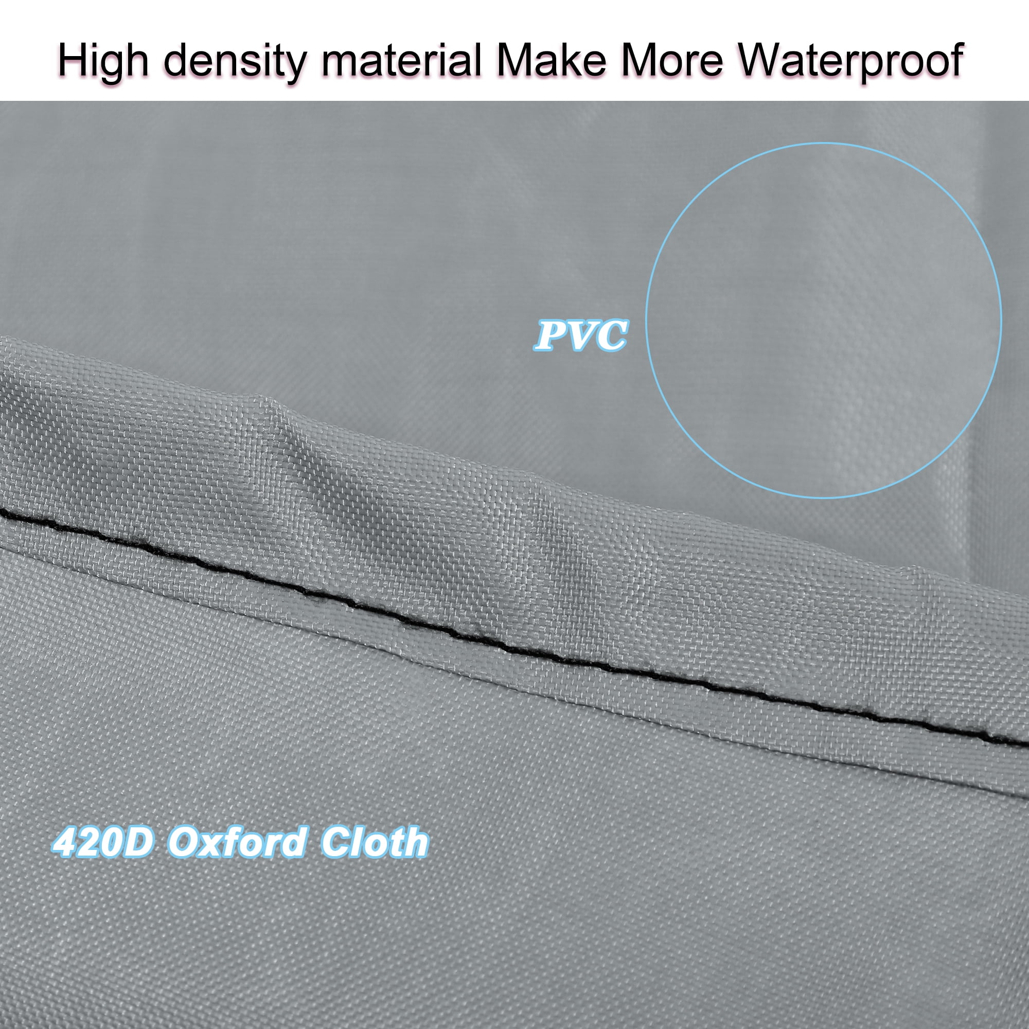Unique Bargains 420D Oxford Motor Outboard Engine Cover Waterproof Gray 6-15HP