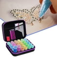 thumbnail image 5 of kkbbma under $5 Diamonds Paintings Tools, Diamonds Paintings Storage Box with 60 Bottles, DIY Diamond Art Storage Organizer with Tools, Diamonds Paintings Tools Kit with Containers, 5 of 6