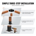 thumbnail image 6 of Vevor LPJJTZST8PCSB815IV0 4 x 4 in. Pergola Bracket Kit, 6 of 7