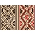 thumbnail image 1 of Ahgly Company Machine Washable Indoor Rectangle Transitional Pastel Orange Area Rugs, 2' x 5', 1 of 7