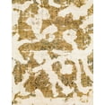 thumbnail image 1 of Ahgly Company Machine Washable Indoor Rectangle Abstract Moccasin Beige Area Rugs, 6' x 9', 1 of 7