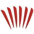 thumbnail image 4 of Arrows Vanes 4 Inch Plastic Feather Fletching for DIY Archery Arrows 50 Pack(Red), 4 of 8