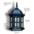 thumbnail image 2 of Authentic Lighthouse Top with Metal Grills and Real Glass Windows. Weatherproof Metal Top for DIY Yard Lighthouses. Powder-Coated Cast Aluminum. (Small 12 x 8 x 7) with grids, 2 of 4