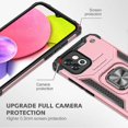 thumbnail image 3 of For Samsung Galaxy A03 164mm Magnetic Armor TPU + PC Holder Phone Case, 3 of 5