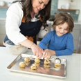 thumbnail image 3 of Premium Toaster Oven Pan Nonstick Set of / Sheet Pan for Baking Small Cookie Sheet Tray Durable Small Baking Trays for Oven Aluminum Baking Sheet Toaster Oven Tray x in, 3 of 9