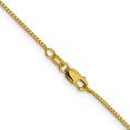 thumbnail image 3 of 14K Yellow Gold 1.2mm Sparkle Octagonal Box Chain - 18"- Made In Italy, 3 of 8