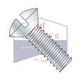 thumbnail image 2 of 12-24 x 3/4" Machine Screws | Slotted | Oval | Steel | Zinc (Quantity: 5000), 2 of 3