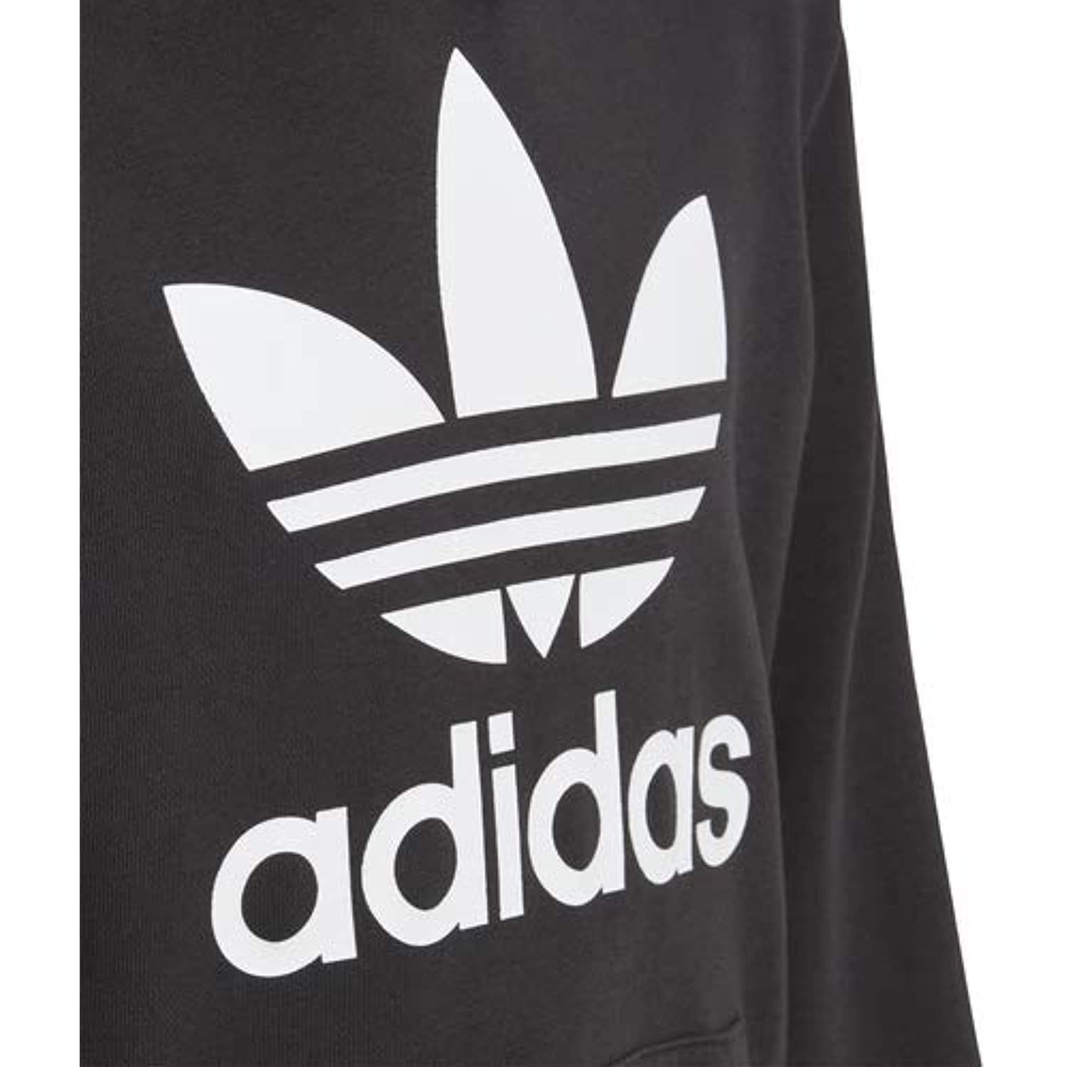 adidas girls trefoil hoodie