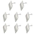 thumbnail image 1 of Tapa la cubierta del gancho remolque parachoques delantero coche para Clase E W212 2009-2013 (plata), 1 of 4