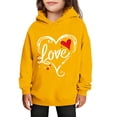 thumbnail image 1 of Sudaderas con capucha para niños y niñas, sudaderas casuales de manga larga, lindas sudaderas de gran tamaño con bolsillo de polar, chaquetas para niñas, 1 of 4