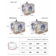 thumbnail image 2 of Purple Lavender Toaster Cover 4 Slice, Large Kitchen Appliance Covers, Spring Floral Daisy Butterfly Leaves Gray Toaster Oven Cover with Loop, Bread Machine Cover Polyester Dust Cover Protection, 2 of 4
