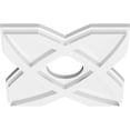 thumbnail image 2 of 10"OD x 3"ID x 3 1/2"C x 1"P Titus Architectural Grade PVC Contemporary Ceiling Medallion, 2 of 11