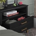 thumbnail image 3 of CosmoLiving by Cosmopolitan Westerleigh Wide Nightstand, White, 3 of 8