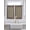 Mist Blue Tan, variant on Boho Floral 2 Panel Kitchen Curtains for Windows, Vintage Flowers Abstract Art Ethic Tribe Bathroom Privacy Curtain, Home Décor Window Treatment for Bedroom/Living Room 55"x45"