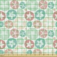 thumbnail image 2 of Abstract Sofa Upholstery Fabric by the Yard, Basic Pattern of Sea Stars in Circles Underwater Elements, Decorative Fabric for DIY and Home Accents, Coral Seafoam by Ambesonne, 2 of 5
