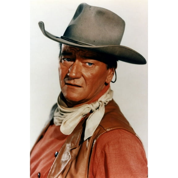 John Wayne Poster 12x16 Art Print on Metal Sign 12in x 16in Multi-Color Square Adults Best Posters
