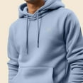 thumbnail image 5 of Dalix UFO Embroidered Fleece Zip Hoodie Cold Fall Winter Mens in Light Blue L Large, 5 of 5