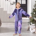 thumbnail image 6 of Soft Big Kids Onesie Pajamas Cozy Loose-Fit Jumpsuits for kids with Pockets for Christmas Lounge & Play Jellyfish in Space, 6 of 8