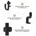 thumbnail image 3 of 50PCS Peg Board Hook Plastic J Style Display Hook Shelf Hanging Supply, 3 of 8
