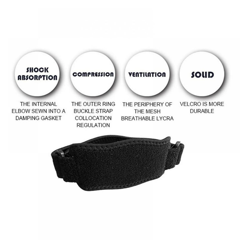 Tennis Elbow Brace (2 Pack) for Tendonitis Tennis & Golfer's Elbow Strap  Band with Compression Pad -Relieves Forearm Pain - Includes Two Elbow  Support Braces 