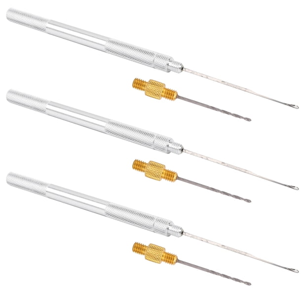 Juego Combinado De Aparejos De Pesca, Mango De Aluminio Antideslizante Patrón Fino Grabado Kit De Agujas De Cebo De Pesca Kit De Herramientas De Aparejos De Taladro De Pescado OTVIAP Fishing Baiting Rig Tool