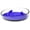 Blue, variant on Pet Life ® 'Cirlicue' Shark Fin Shaped Modern Slow Feeding Pet Bowl