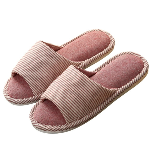 1 par de pantuflas de interior para mujer, cómodas pantuflas de tela para casa (36/37)