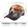 thumbnail image 5 of Xecao Cartoon Pattern Corgi for Baseball Cap: Unisex, crafted from classic polyester twill fabric, featuring a soft unconstructed design, 5 of 5