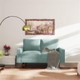 thumbnail image 4 of Pemberly Row 58" Upholstered Velvet Loveseat in Grayish Cyan Green, 4 of 17