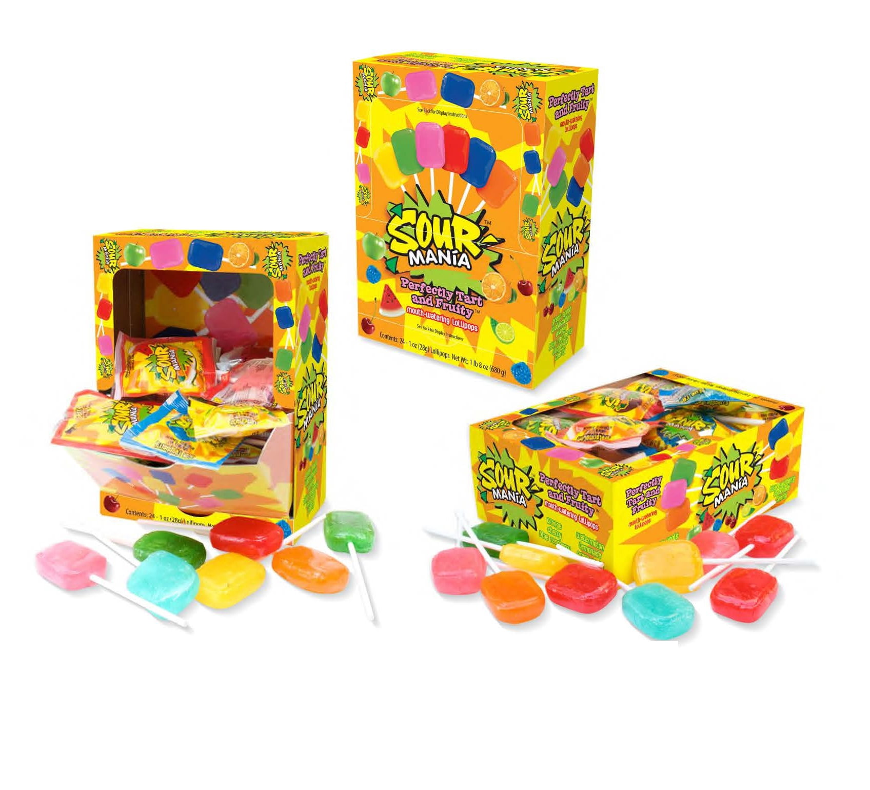 Yummy-Lix, Gourmet Lollipops, 24 count, 1 oz. Assorted Flavors