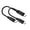 A, variant on Type C to Double Type C Chargers Cable 5V 3A Power 15W Fast Charging Cable for Phones Tablets 30cm Length