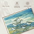 thumbnail image 6 of Elephant Stock Surfside Sandpipers Wall Art - Horizontal Canvas Wall Art - Living Room Wall Decor - Animal Canvas - Yellow And Blue Decor By Paul Brent - 24" x 16", 6 of 8