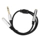 thumbnail image 2 of Cable estéreo de 1/4 de pulgada cable divisor en Y profesional de 635 mm a doble de 635 mm Resistencia a la oxidación de carcasa metálica para altavoz para micrófono, 2 of 8