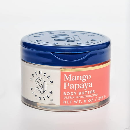 Spenser & Jensen Hydrating Mango and Papaya Body Butter 18 Oz