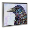 thumbnail image 3 of Stupell Industries Stay Curious Crow Gray Framed Floater Canvas Wall Art design by Lisa Morales, 25 x 31, 3 of 9
